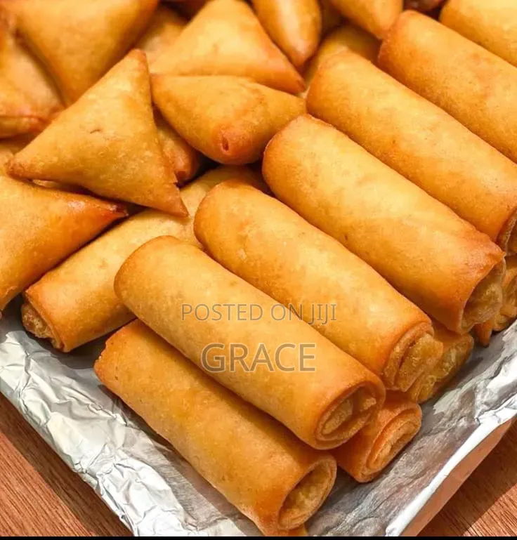 Delicious Samosa and Crispy Springrolls