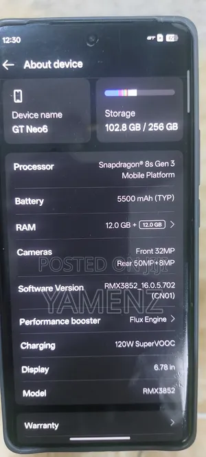 Realme GT Neo 5 256 GB Green