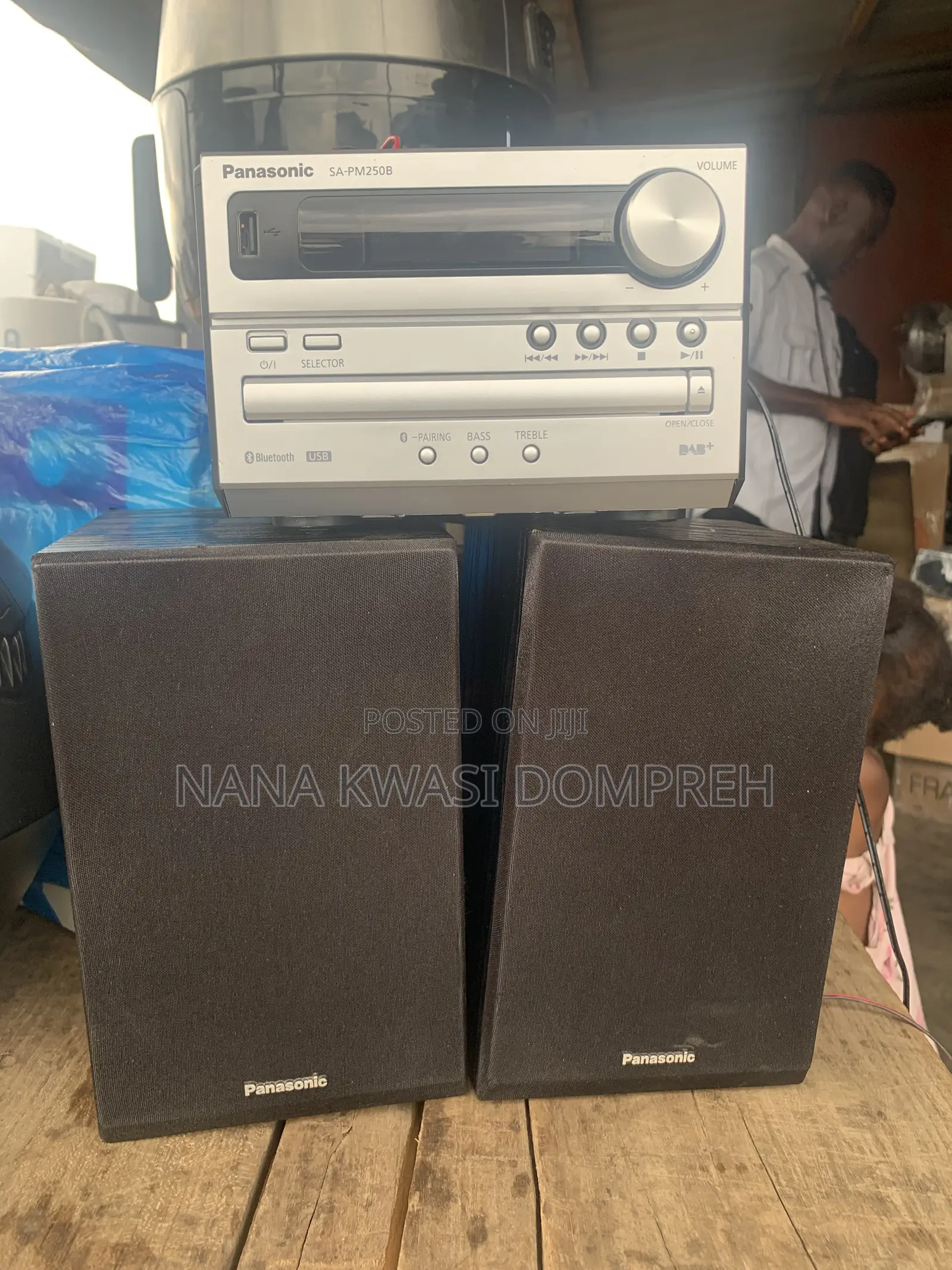 Uk Original Panasonic Audio System, Radio, Pen-drive, Aux, Bluetooth,