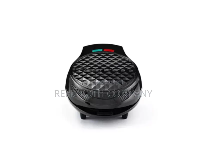 George Home Black Non-Stick Waffle Maker Gwm101b-21