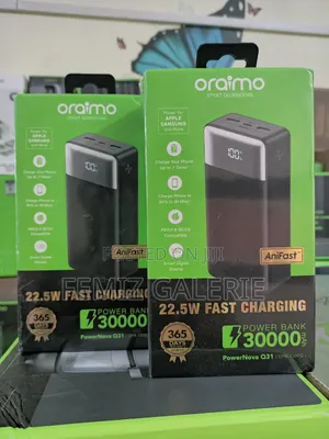 Oraimo Powernova Q31 30000mah 22.5w Fast Charging Power Bank