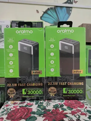 Oraimo Powernova Q31 30000mah 22.5w Fast Charging Power Bank