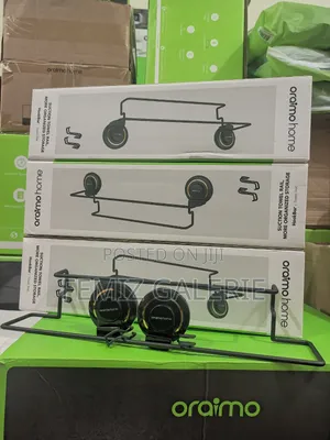Oraimo Hookbar Reusable Suction Cup Towel Rail With Extra Hooks