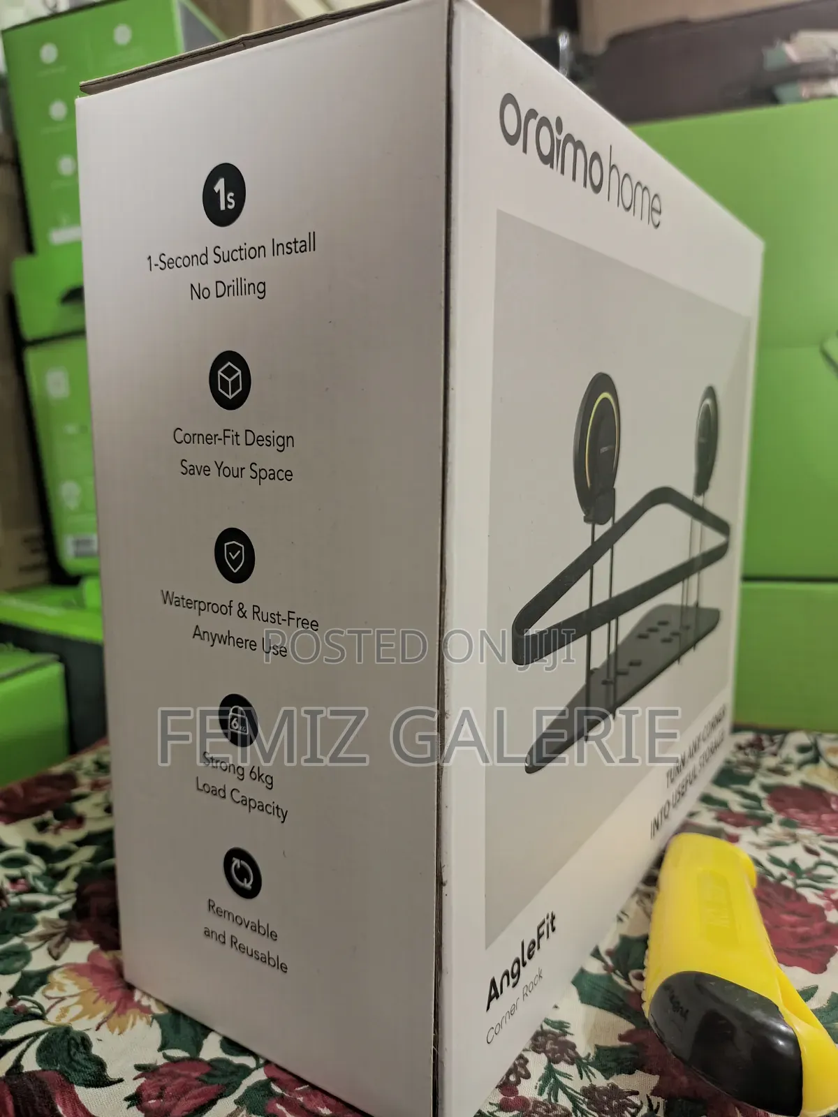 Oraimo Anglefit Rustproof-tool-free-corner-rack
