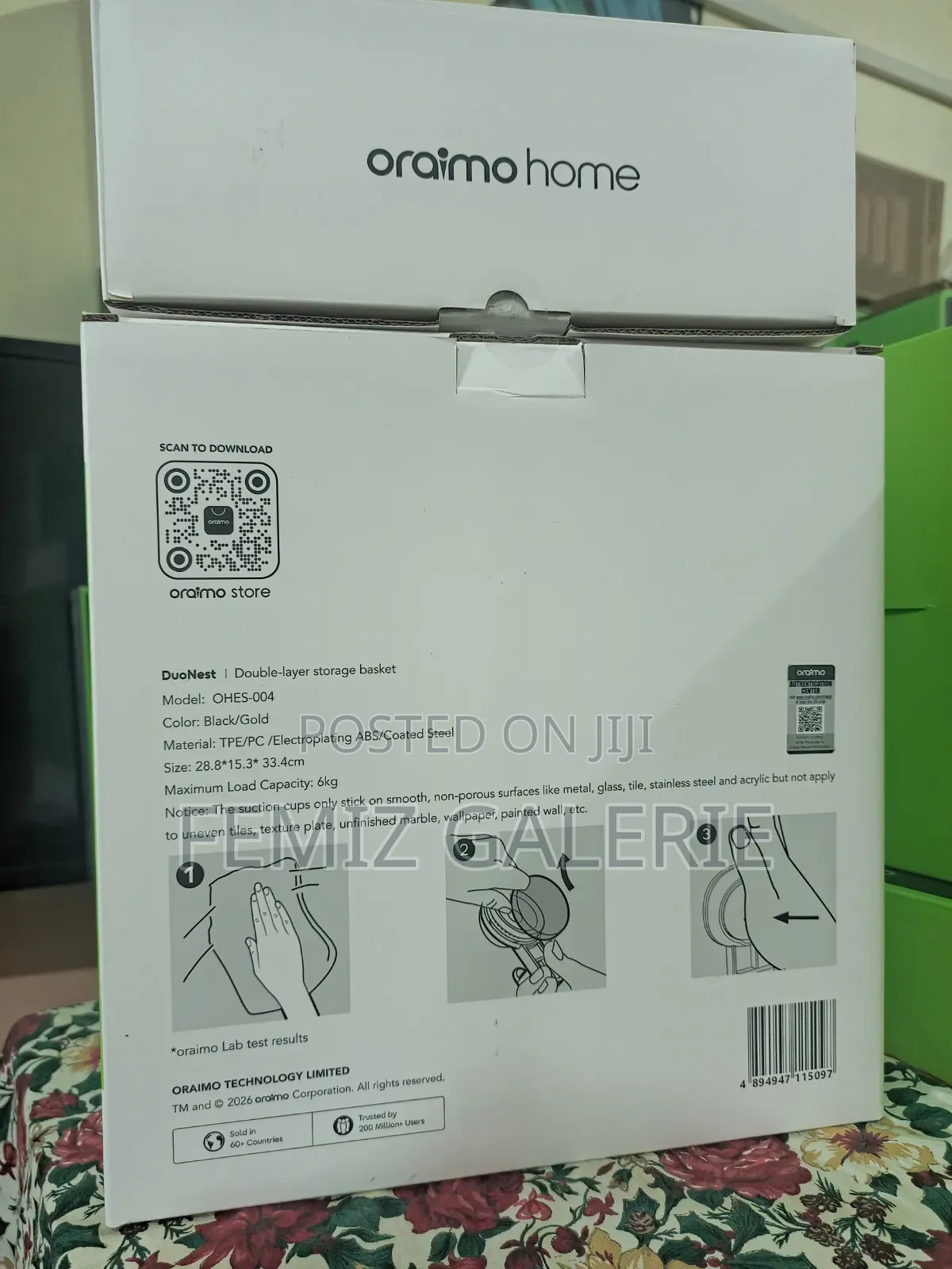 Oraimo Duonest Nail-free Double-tier Storage Basket