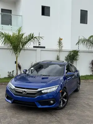 Honda Civic Touring Coupe 2018 Blue