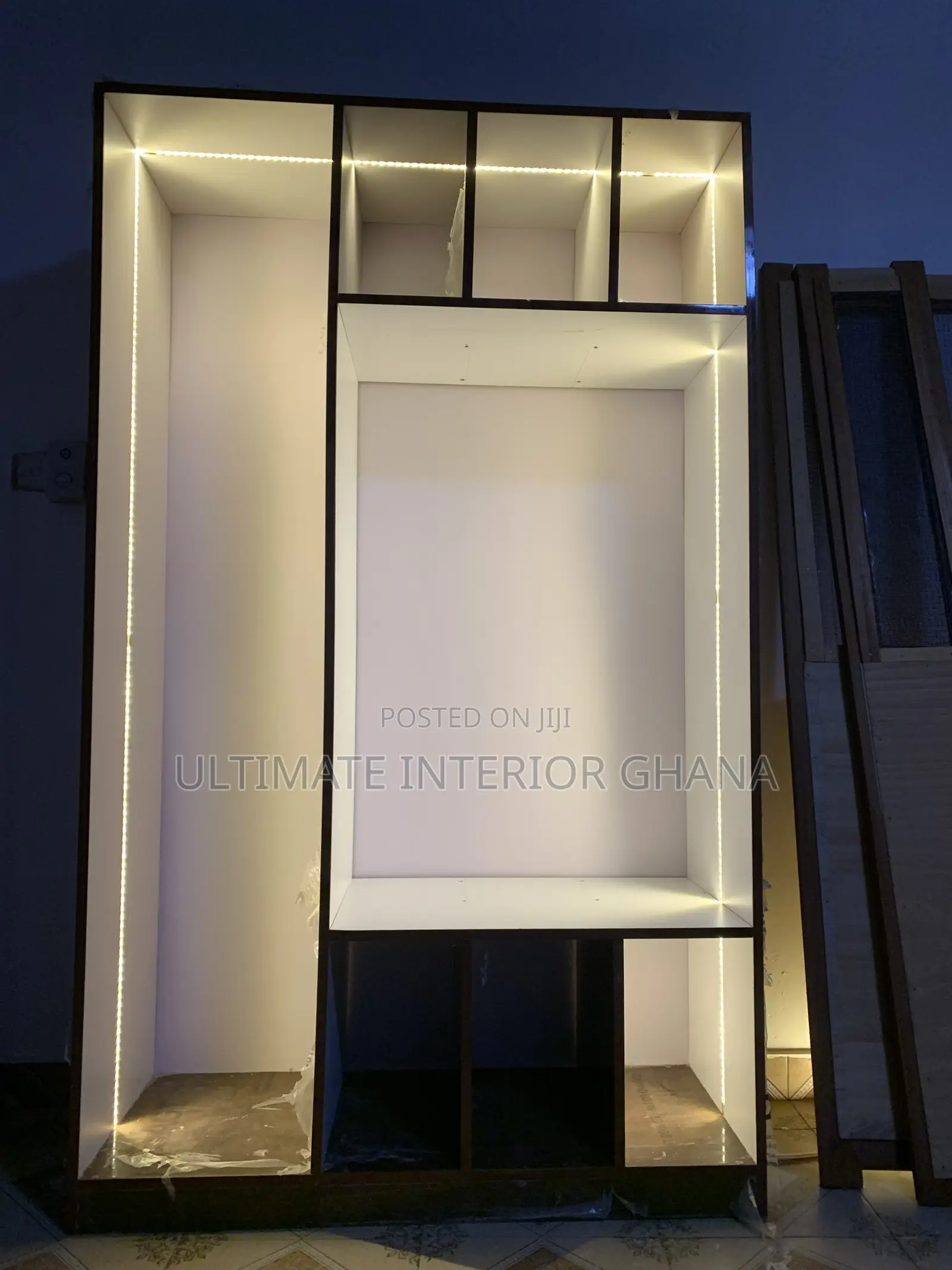 Open Wardrobe With Led Light