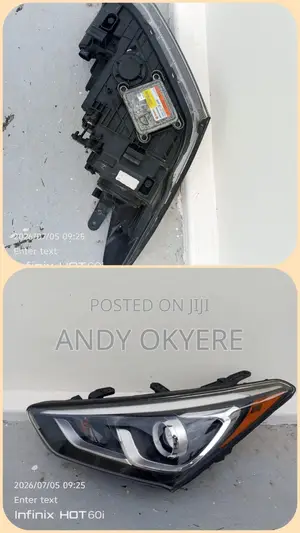 2017 Hyundai Santa Fe Left Headlight