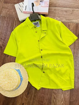 High Quality Linen Plain Shirt Available in Stock