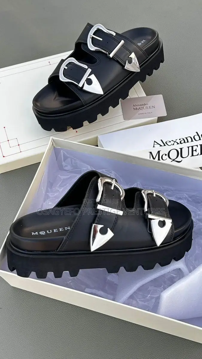 Quality and Trendy Alexander McQueen Designer Buckle Sandals