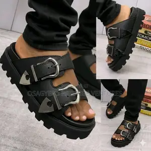 Quality and Trendy Alexander McQueen Designer Buckle Sandals