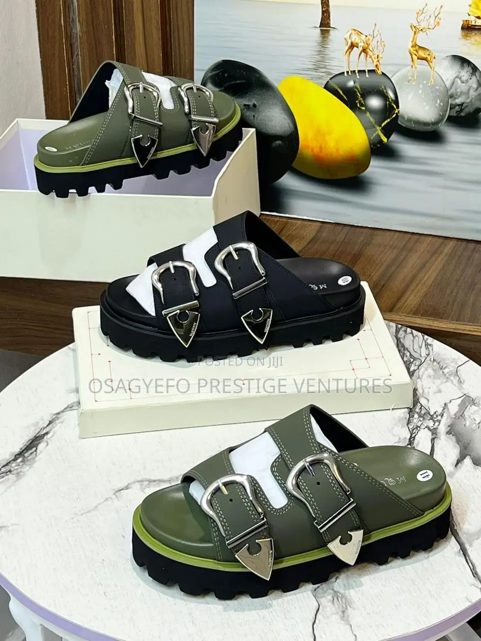 Quality and Trendy Alexander McQueen Designer Buckle Sandals