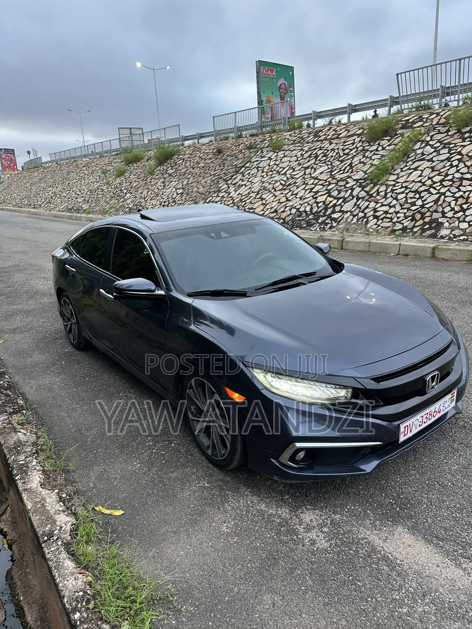 Honda Civic Touring Sedan 2019 Gray