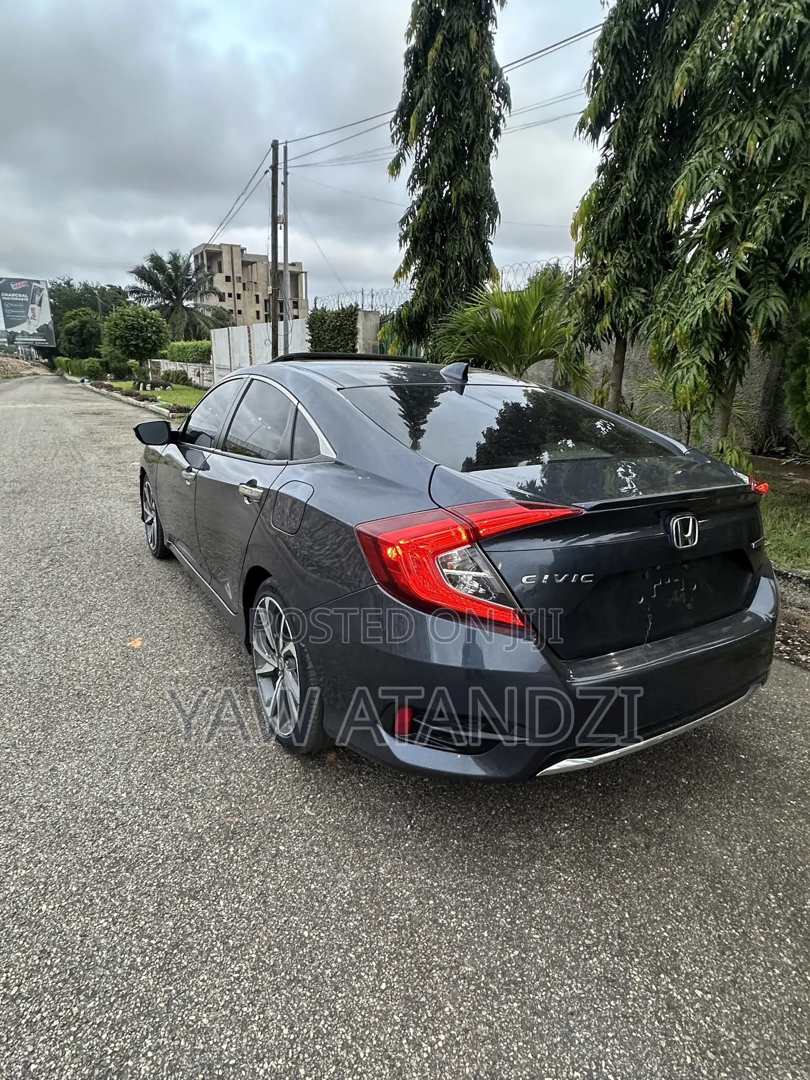 Honda Civic Touring Sedan 2019 Gray