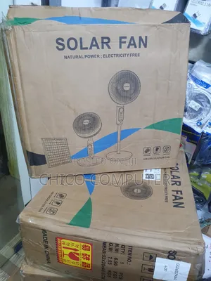 Solar and Rechargeable Fan