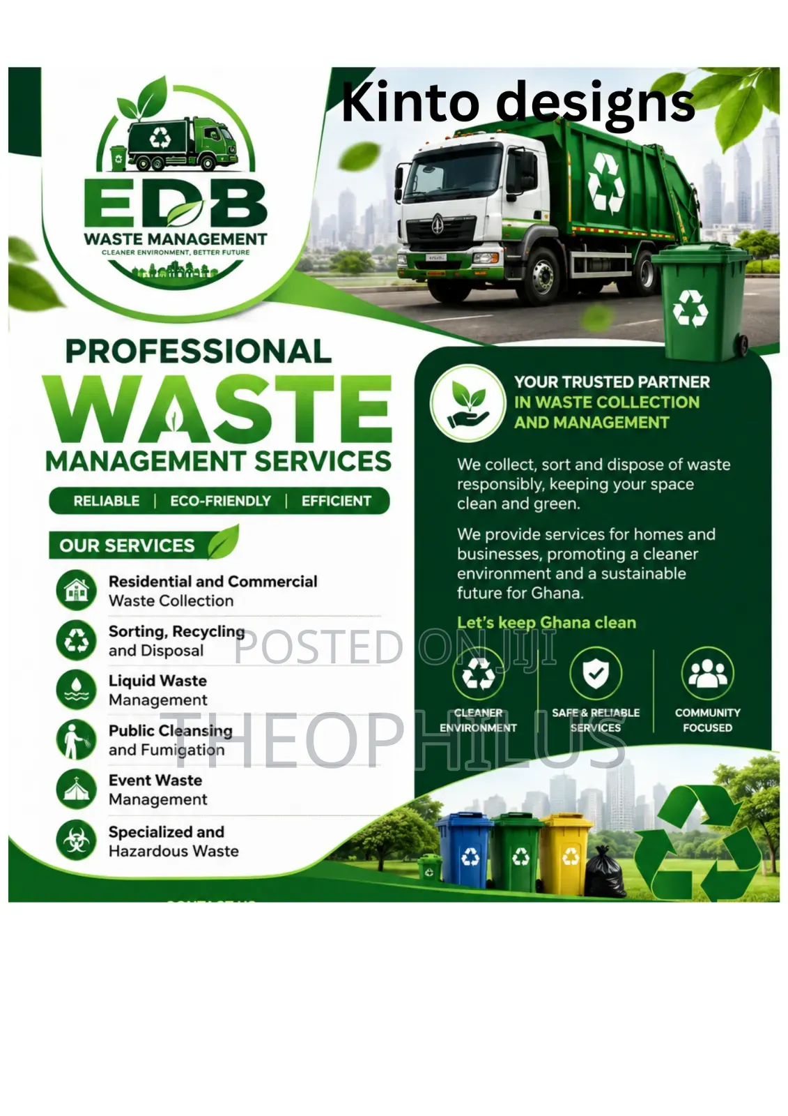 Cleaning and Waste Management's Flyer
