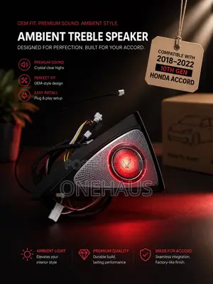 Honda Accord 18-22 Rotating Treble/Speaker With Ambient Light