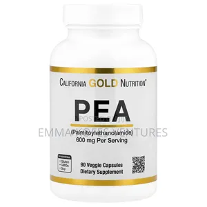 Pre-Order California Gold Nutrition Pea 600mg 90 Veg Caps - Usa Import