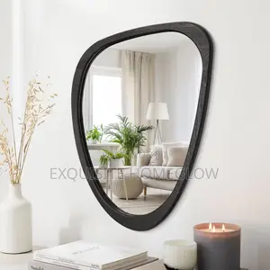 Decorative Cloud Mirror Wall Wooden Frame(90cm + 70cm)