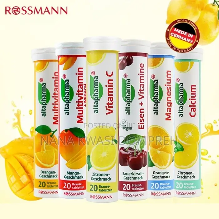 German Original Vitamin C, Multivitamin, Calcium, Vitamin B12, Etc