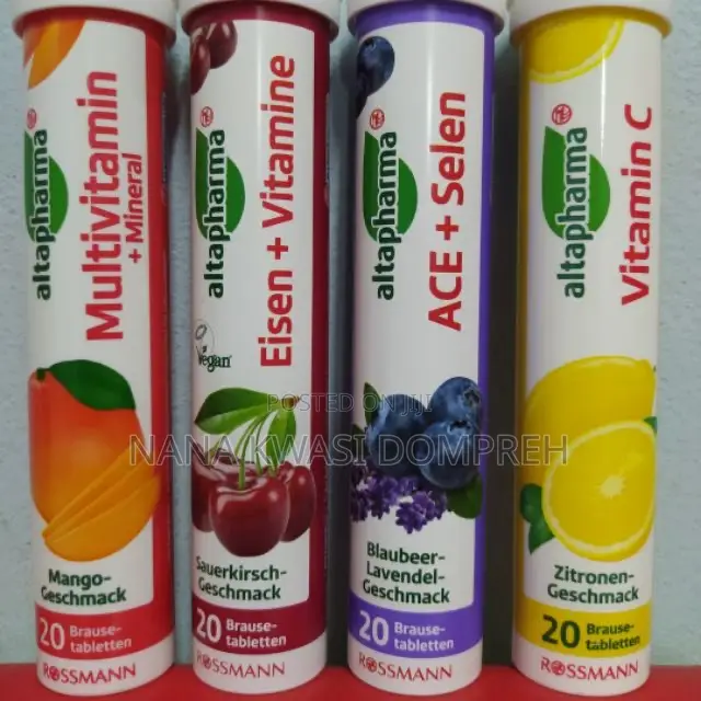 German Original Vitamin C, Multivitamin, Calcium, Vitamin B12, Etc