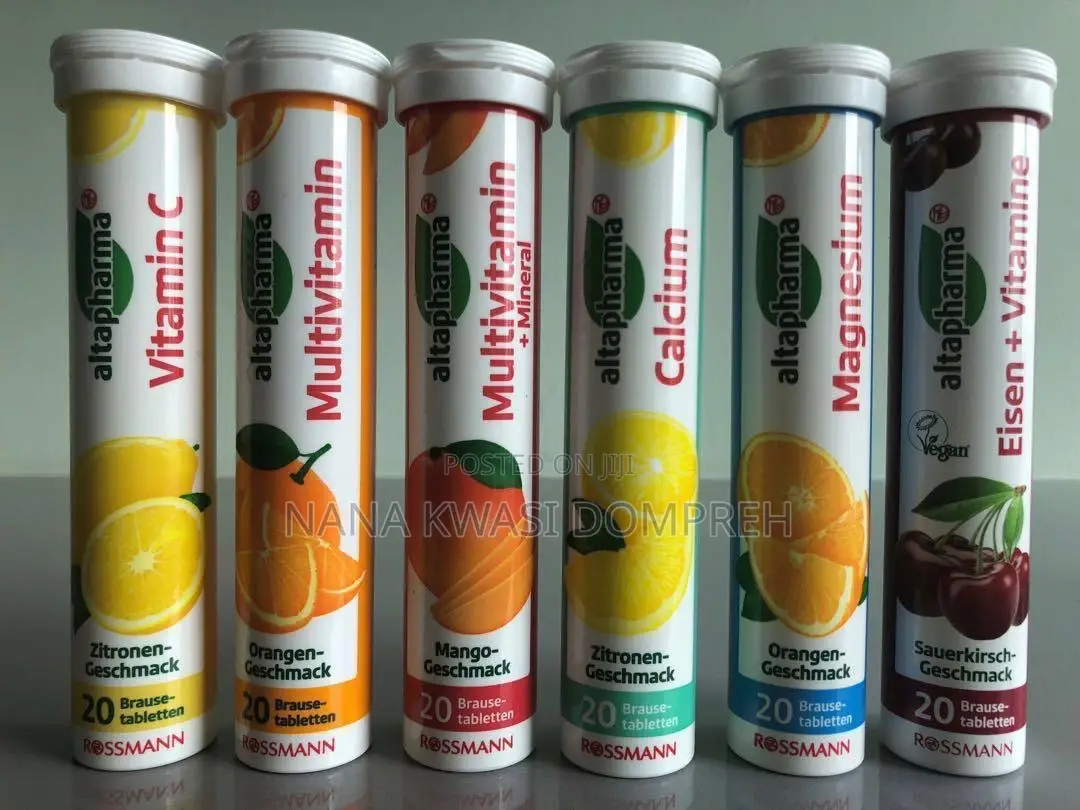 German Original Vitamin C, Multivitamin, Calcium, Vitamin B12, Etc