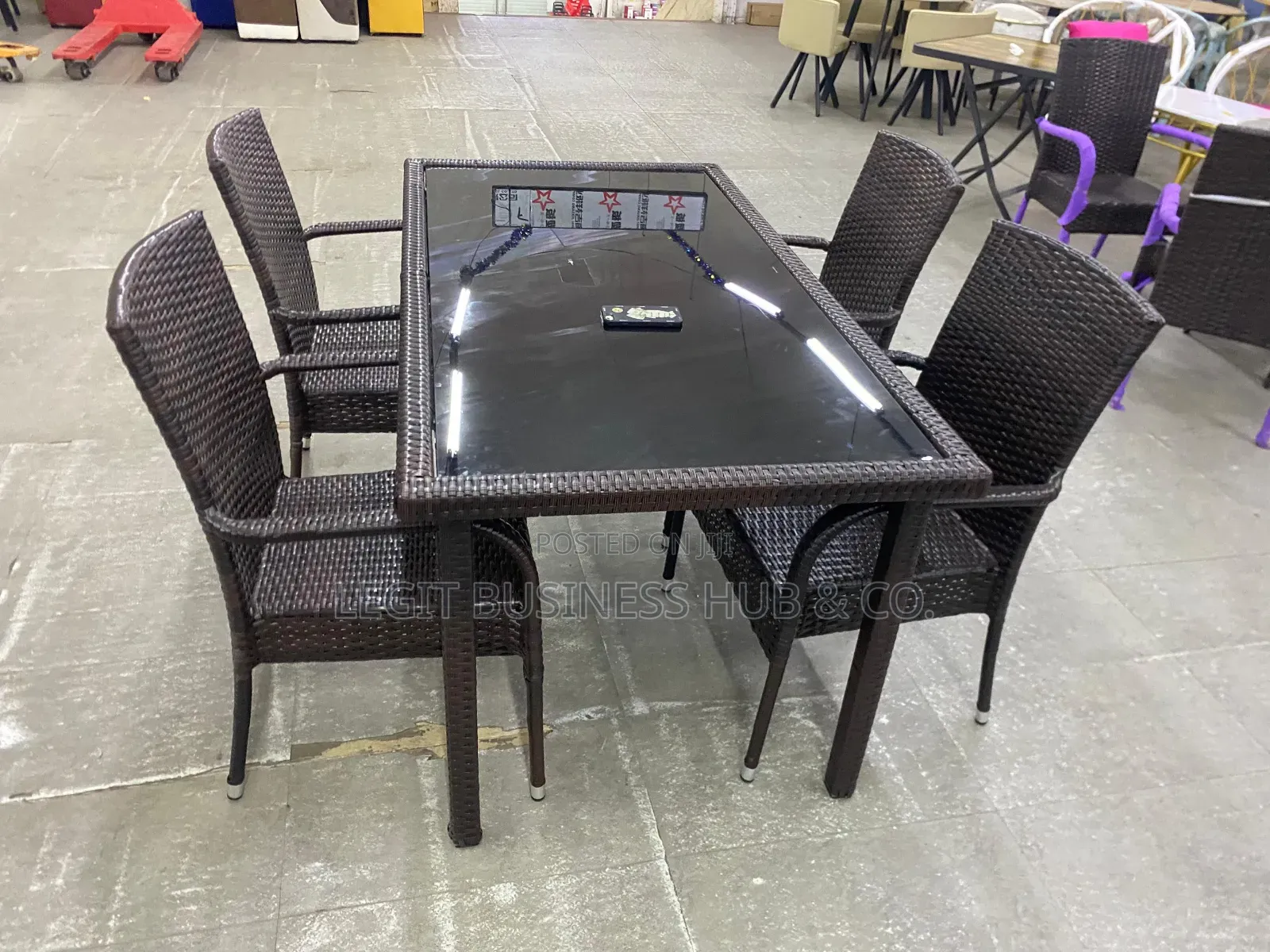 Outdoor Durable Rectangle Dining Set