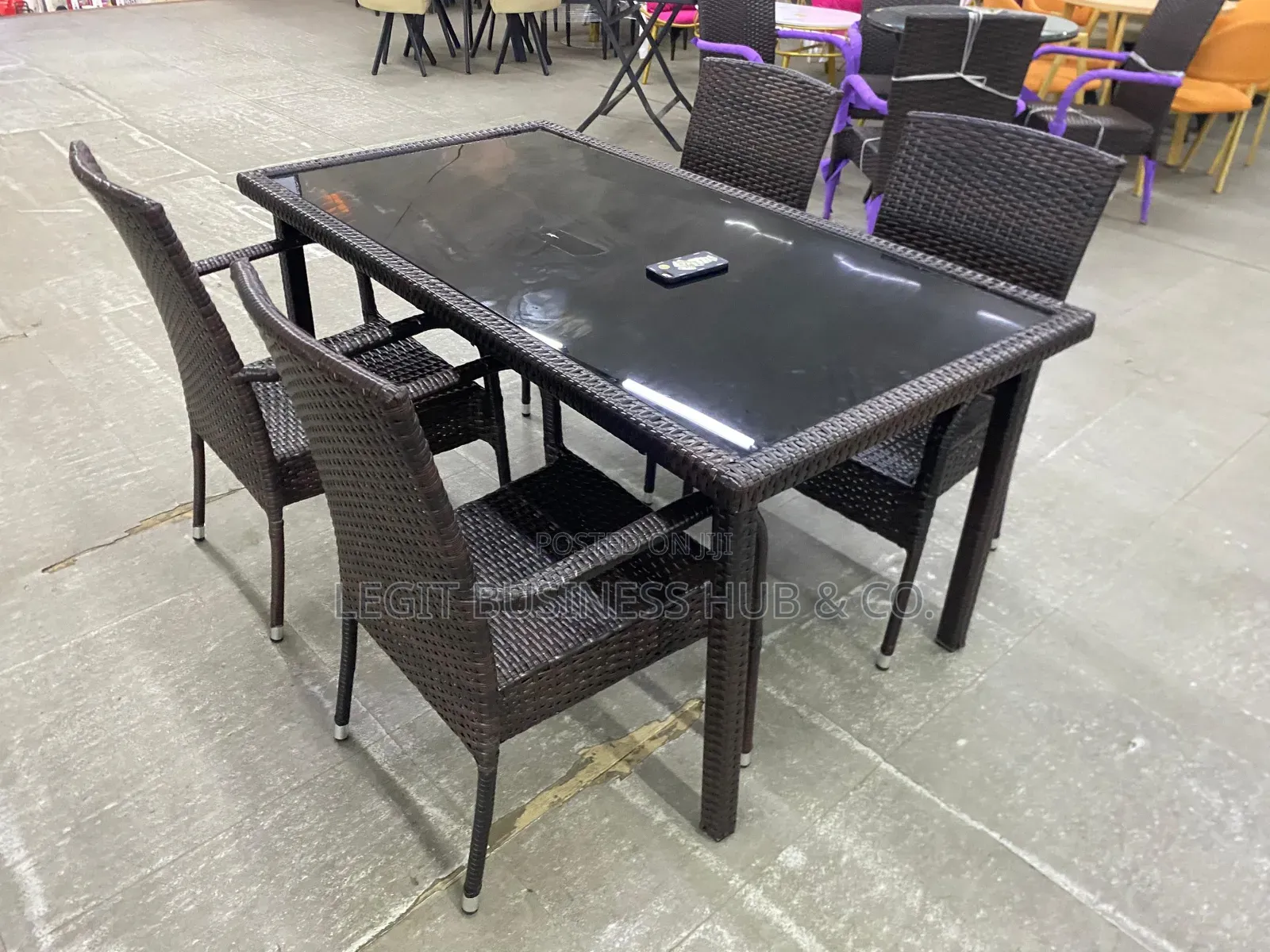 Outdoor Durable Rectangle Dining Set