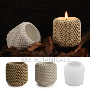 Gypsum Mold for Candle Jar