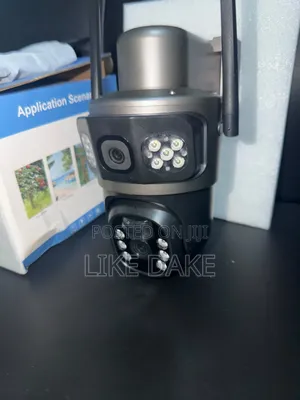 V380 Pro Waterproof Solar Battery Powered Double Lens CCTV Camera