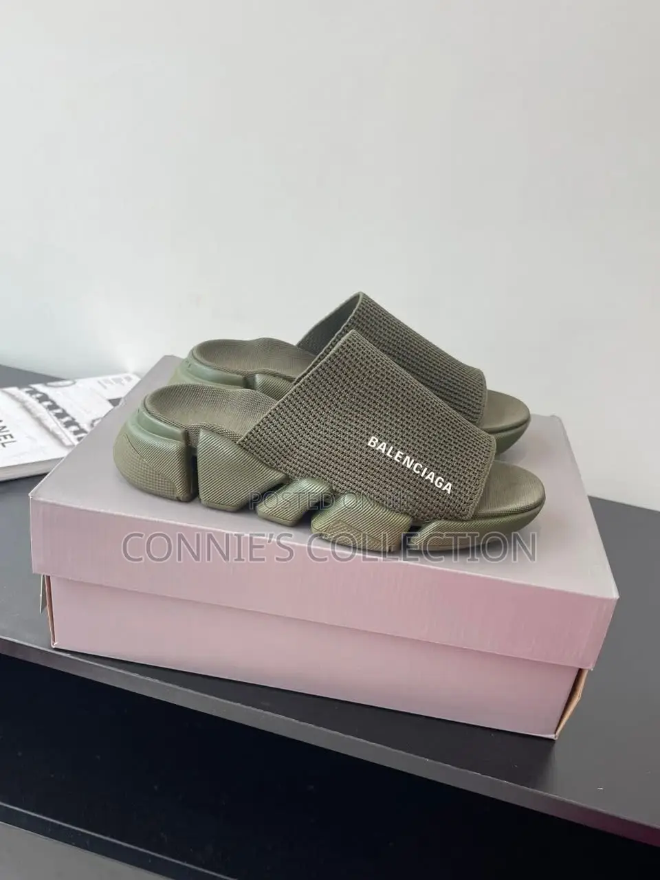Balenciaga Speed 2.0 Recycled Knit Slides