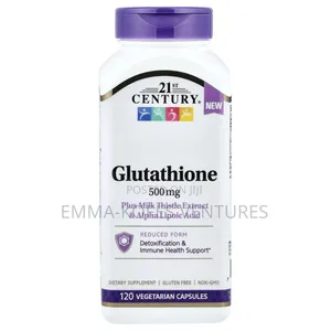 Pre-Order - 21st Century Glutathione 500mg 120 Caps - Usa Dropship`