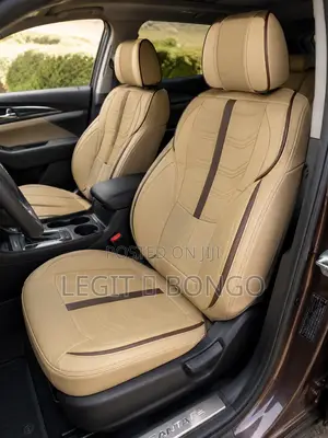 Beige Leather Seat Covers