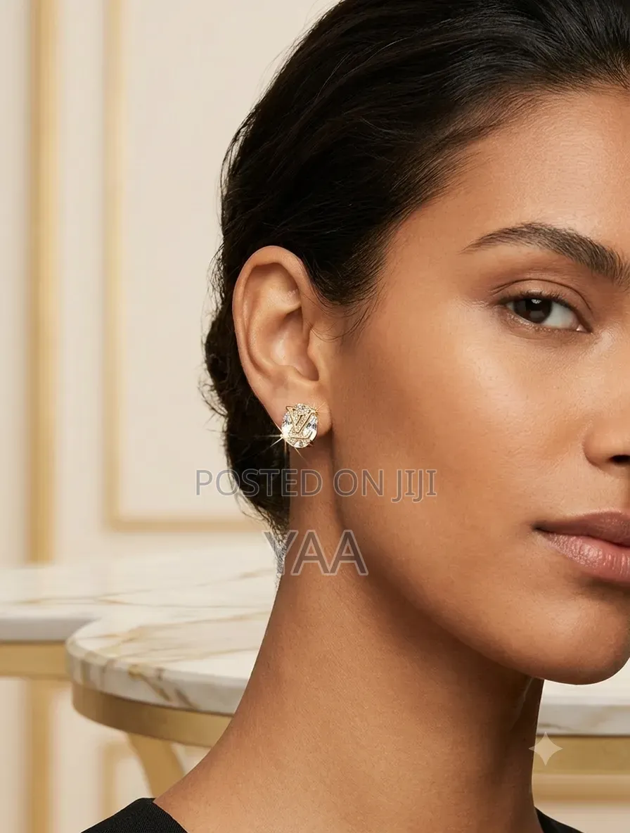 Diamond Louis Vuitton Earrings