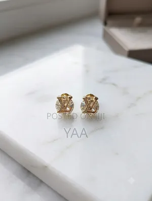 Diamond Louis Vuitton Earrings