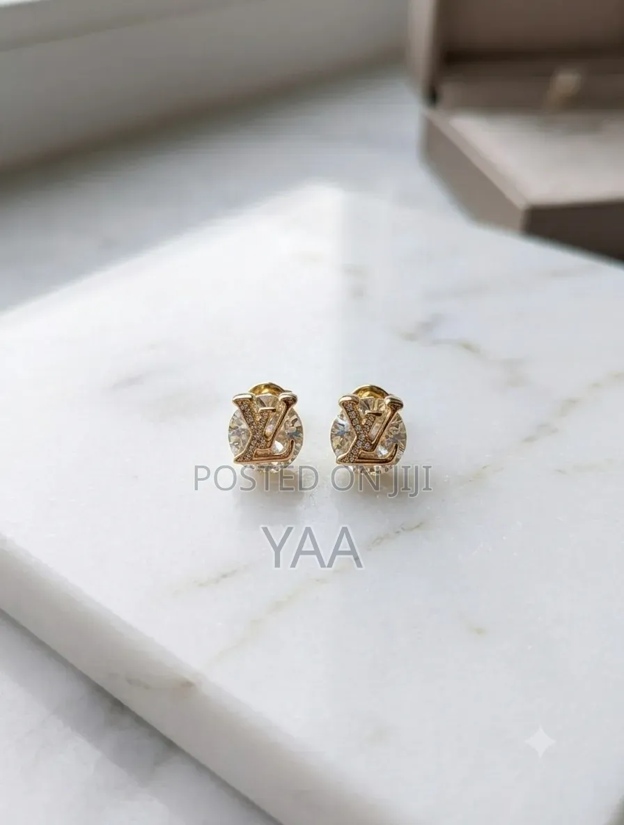 Diamond Louis Vuitton Earrings