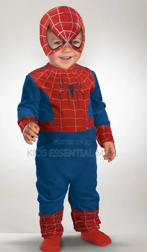 Ages to 5 Years Spiderman Costume