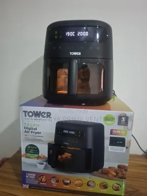 7.5l Tower Colour Display Digital Air Fryer From Uk 