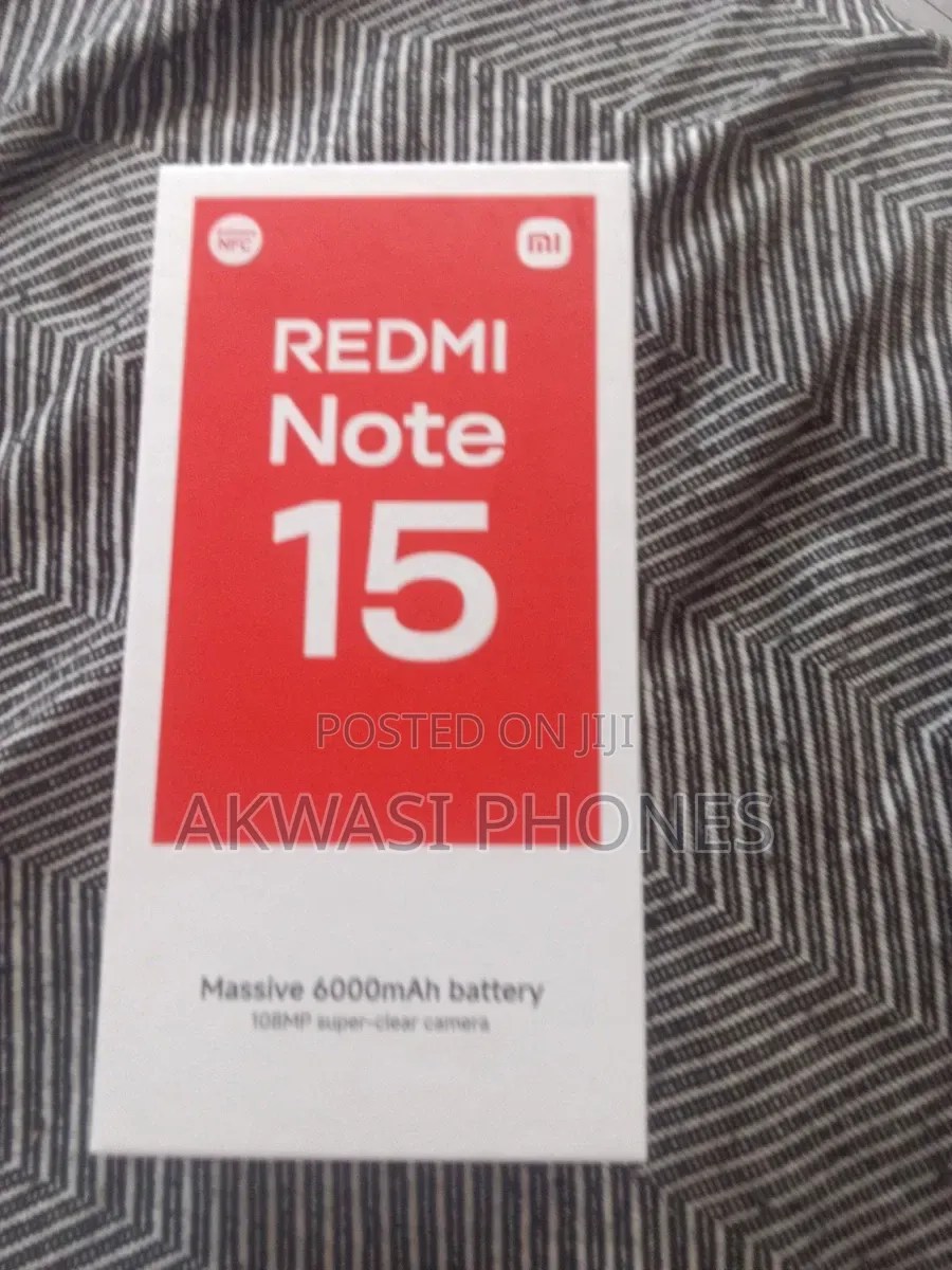 New Xiaomi Redmi Note 15 256 GB Black