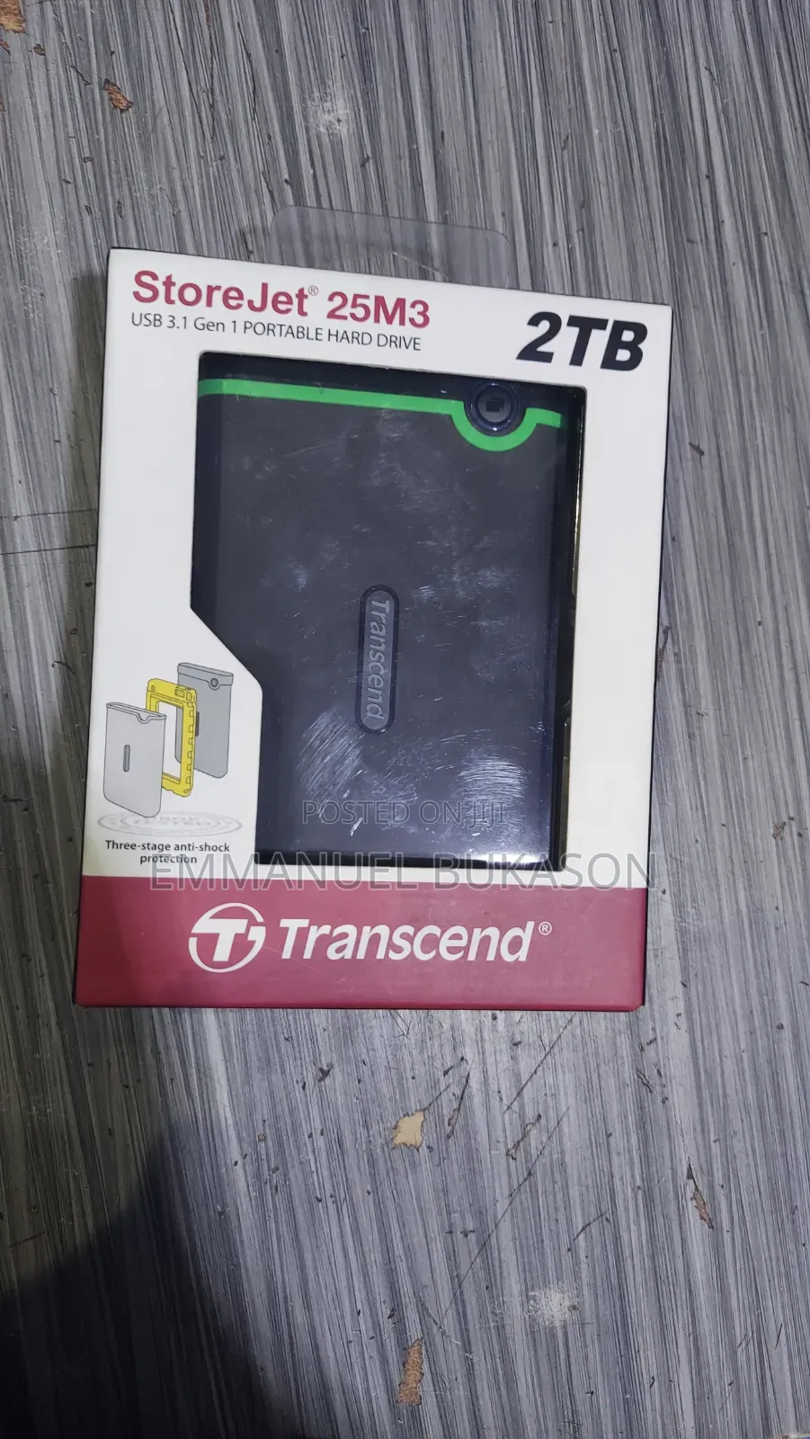 2tb Storejet 25m3 Transcend External Hard Drive