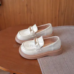 Kids Classic Cream School Casual Loafers