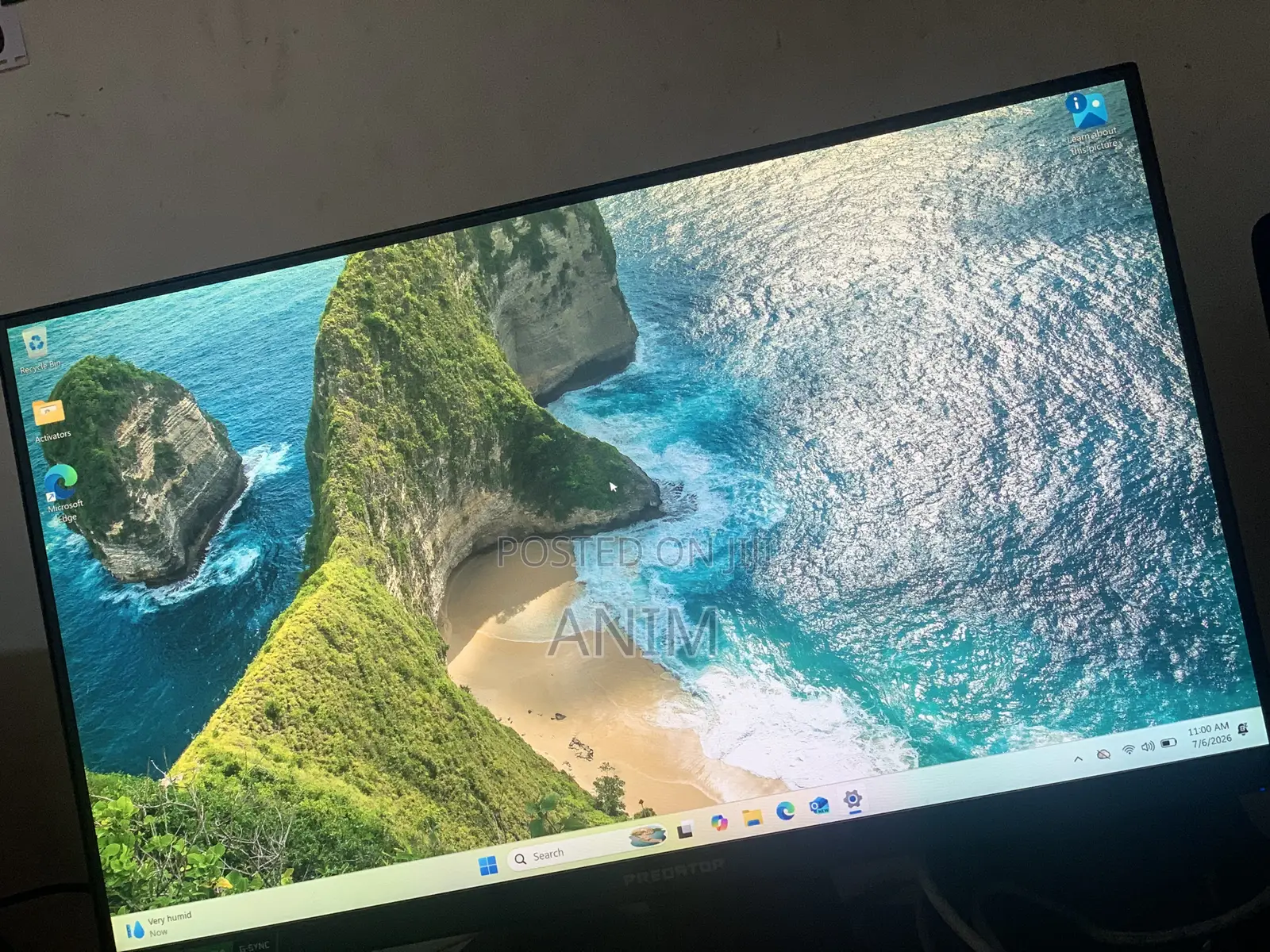 Acer Predator 27inch Xb273gx Uhd 3840x2160 Refresh Rates 240hz
