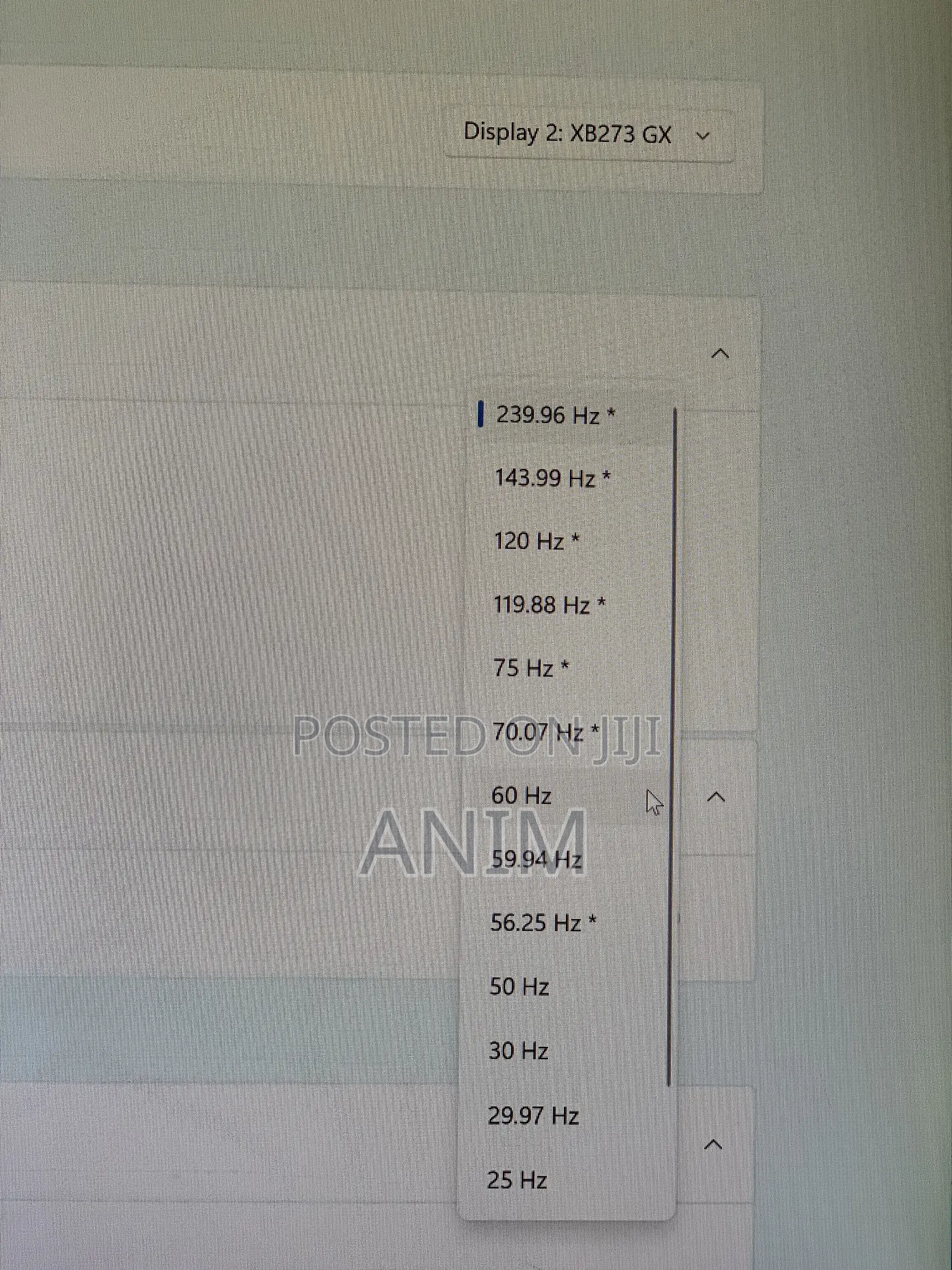 Acer Predator 27inch Xb273gx Uhd 3840x2160 Refresh Rates 240hz