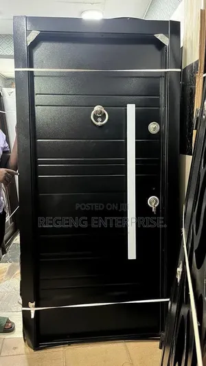 Modern Full Metal Black Security Systems With Locks
