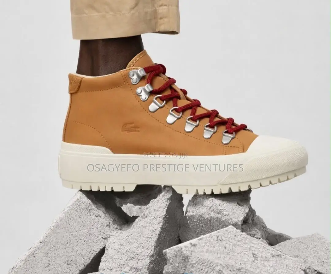Lacoste Premium Leather Hiker Boots