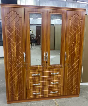 Wooden Wardrobe 4 Doors
