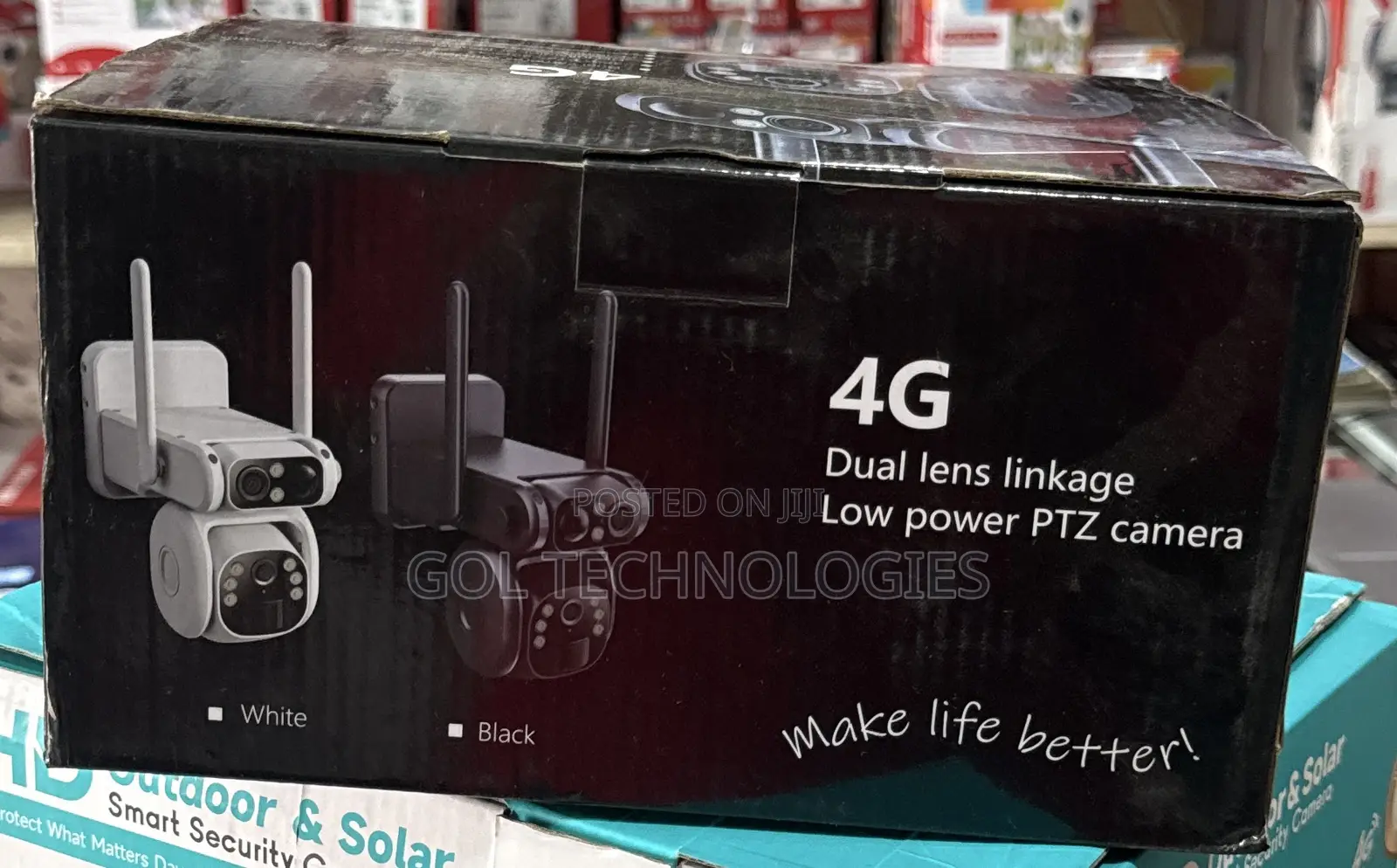 4g Dual Lens Linkage Low Power PTZ Camera Mt-Q12-4g