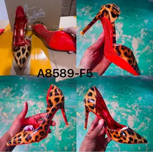 Ladies Classic Leopard Skin Office Heel in 37-41