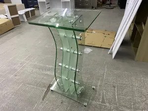 Modern Stylish Glass Pulpit