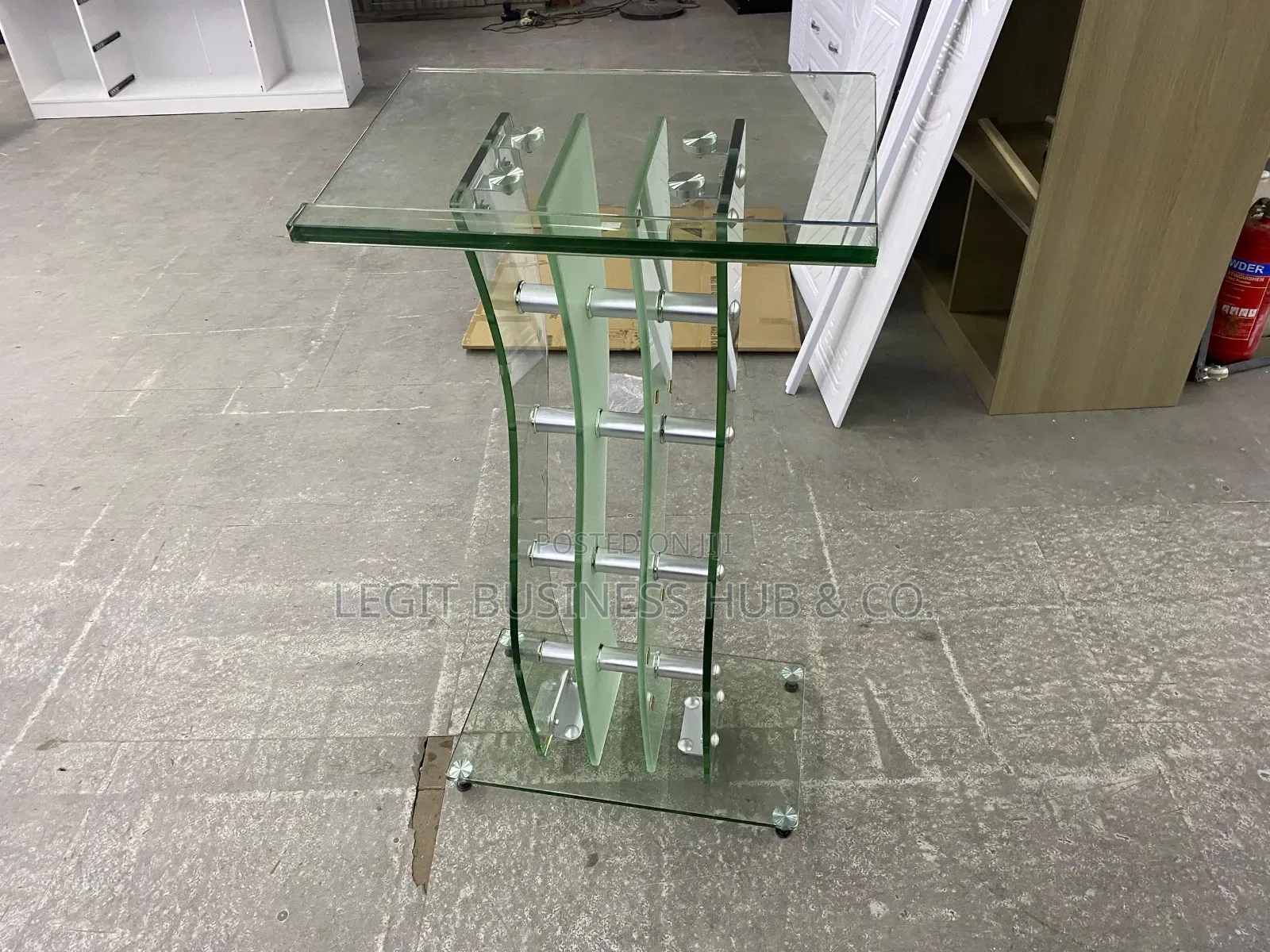 Modern Stylish Glass Pulpit